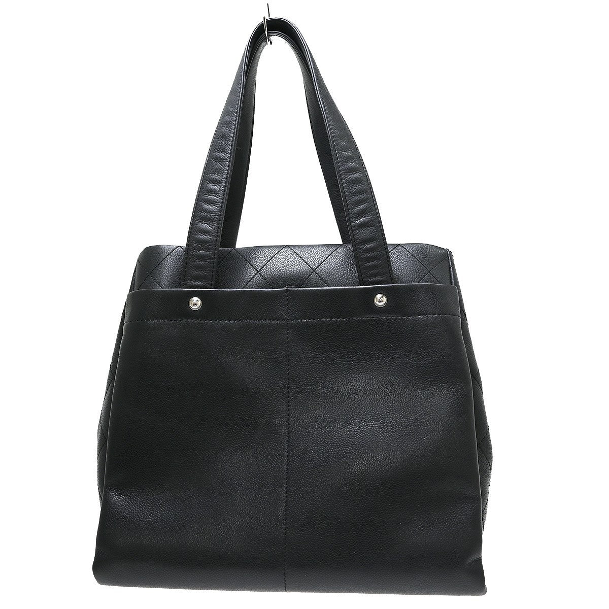 Chanel Ultimate Executive Tote Caviar Black Calfskin Tote Bag Bag (Pre-Owned)