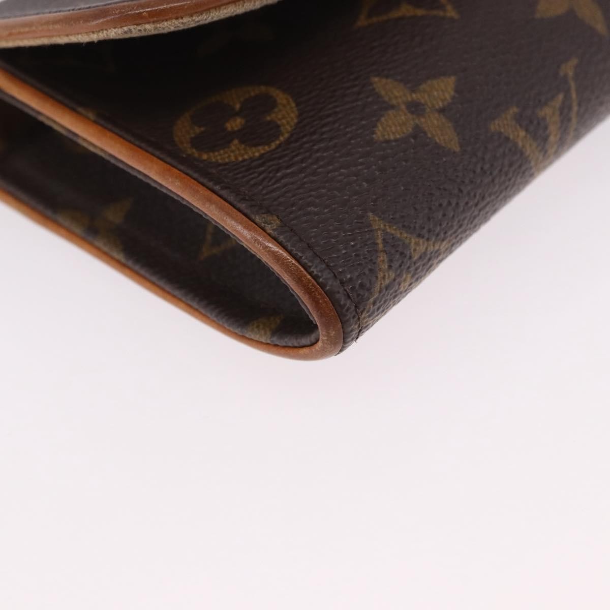 Louis Vuitton Twin Monogram Canvas Brown Canvas Clutche & Pouche Bag (Pre-Owned)