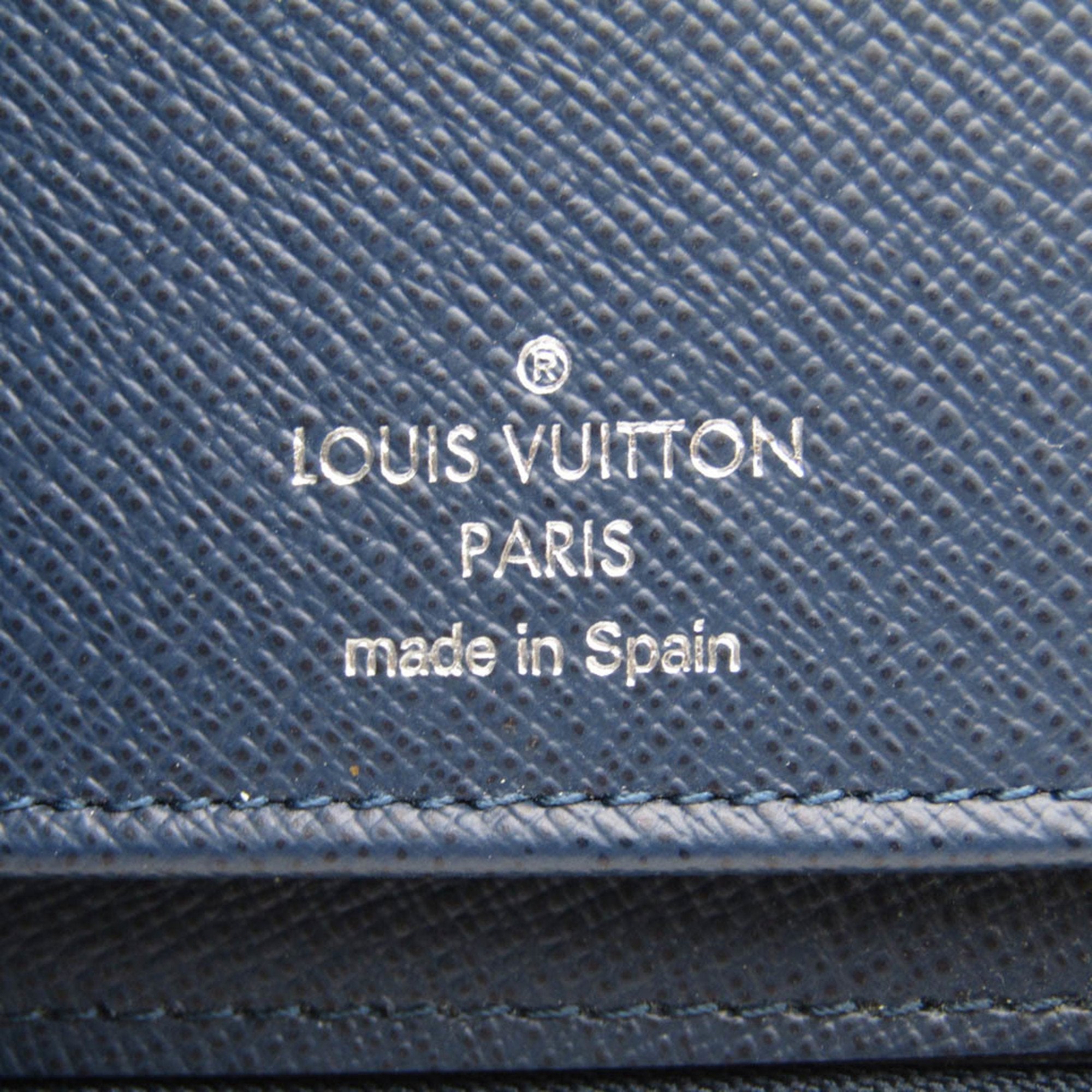 Louis Vuitton Zippy Wallet Vertical Navy Leather Wallet  (Pre-Owned)