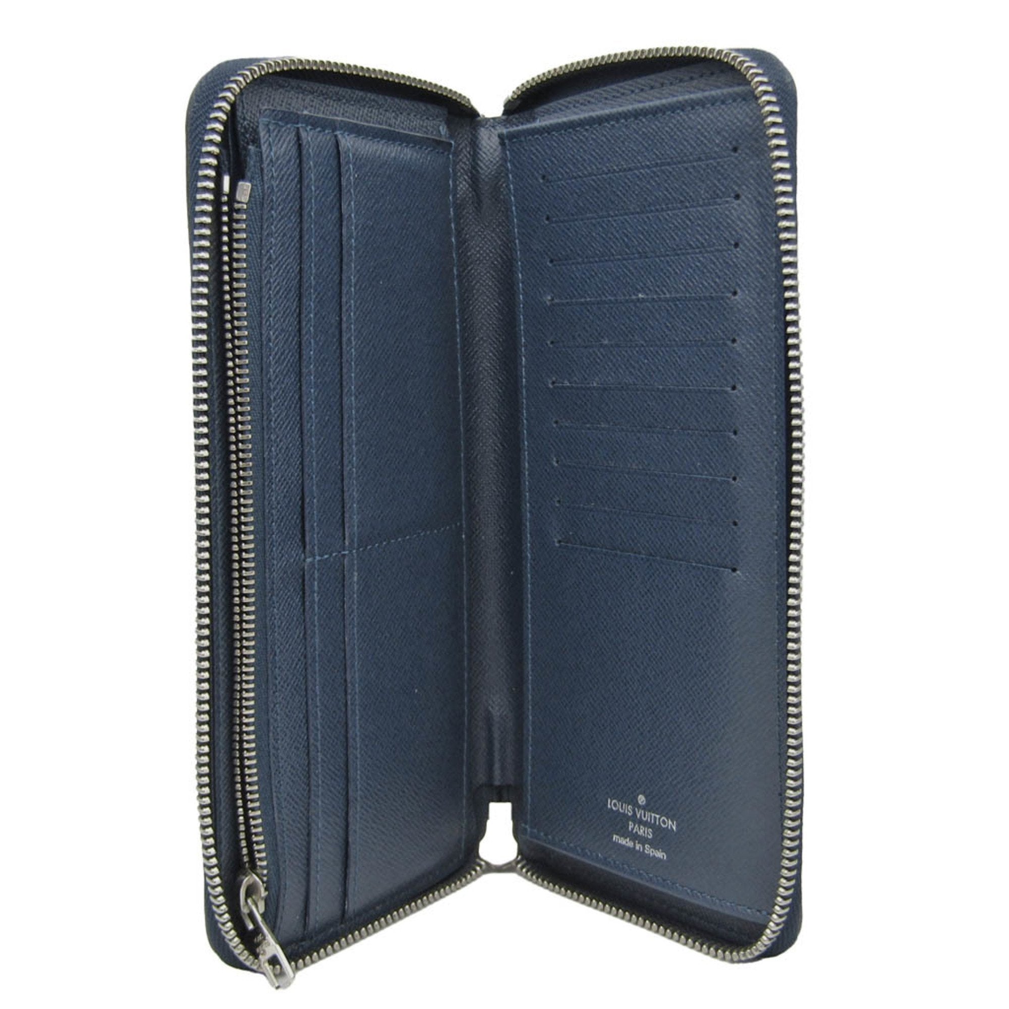 Louis Vuitton Zippy Wallet Vertical Navy Leather Wallet  (Pre-Owned)