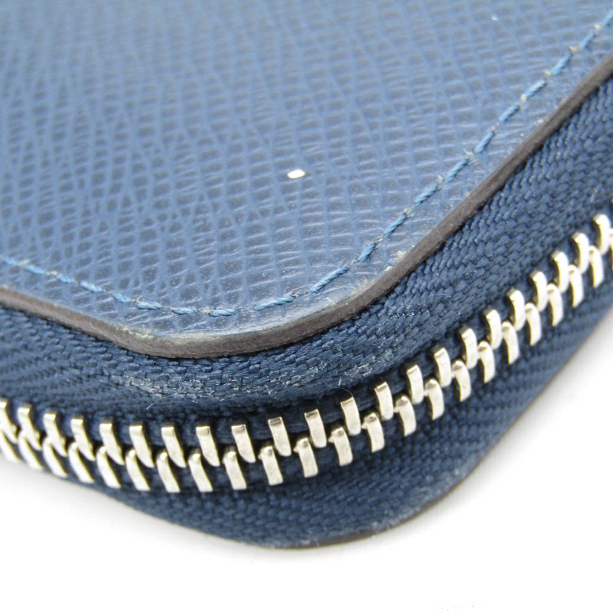 Louis Vuitton Zippy Wallet Vertical Navy Leather Wallet  (Pre-Owned)