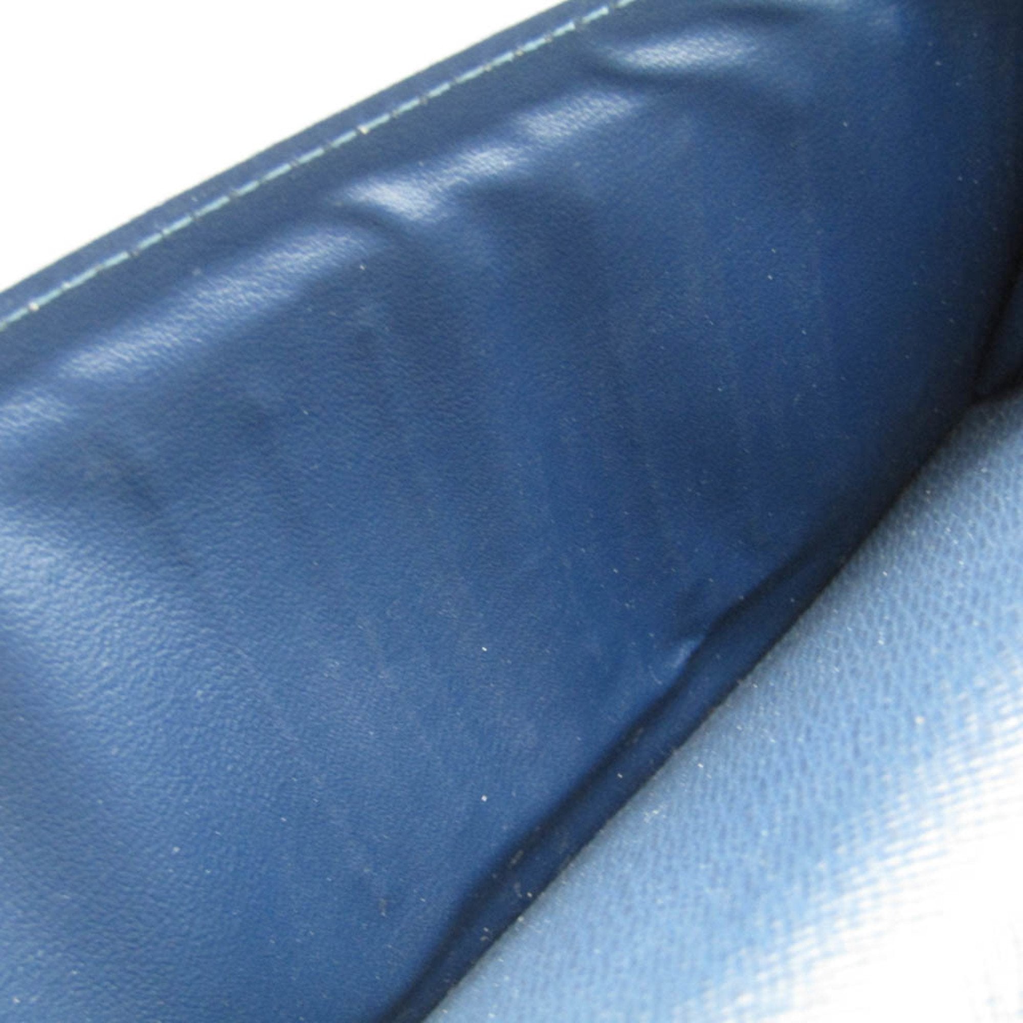 Louis Vuitton Zippy Wallet Vertical Navy Leather Wallet  (Pre-Owned)