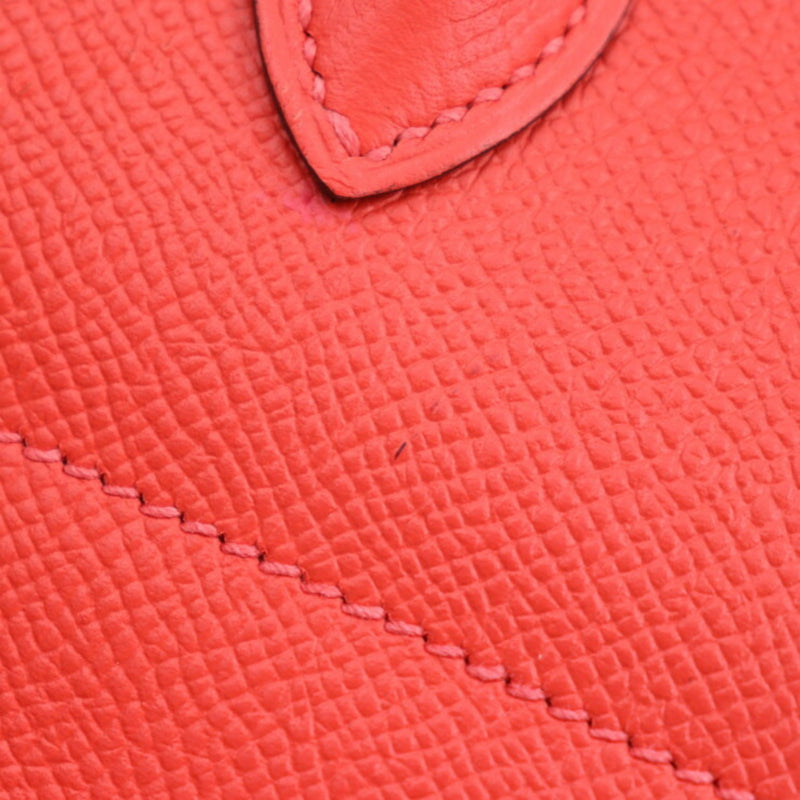 Hermès Bolide Orange Leather Handbag (Pre-Owned)
