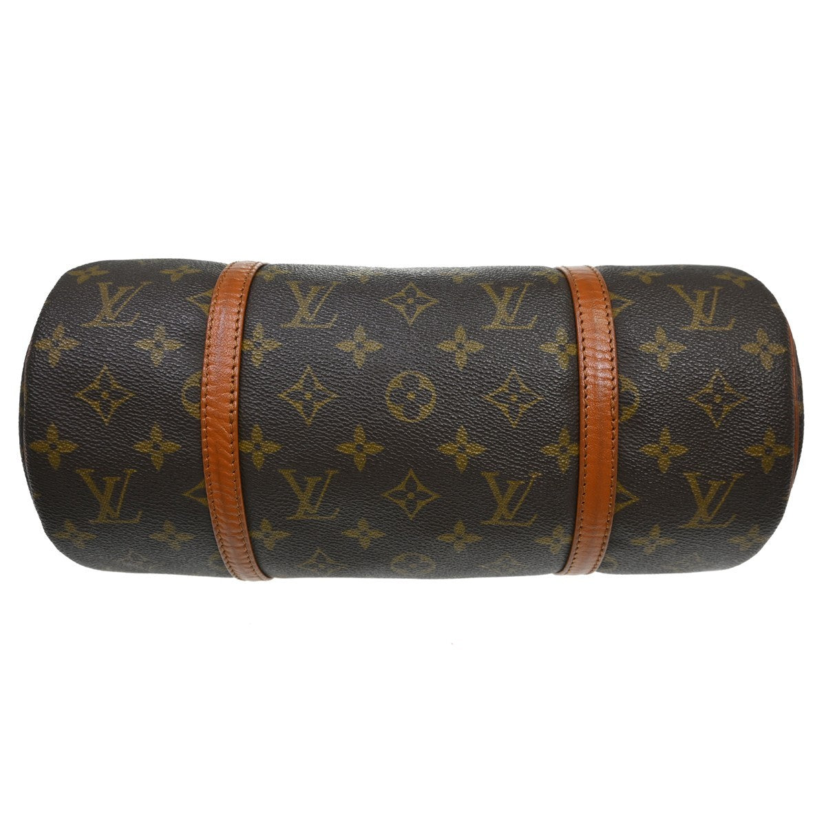 Louis Vuitton Papillon Monogram Canvas Brown Canvas Handbag (Pre-Owned)