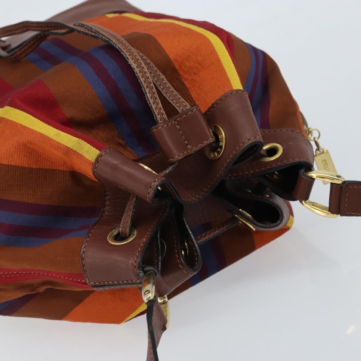 Celine Vintage Canvas Multicolour Canvas Shoulder Bag Bag (Pre-Owned)