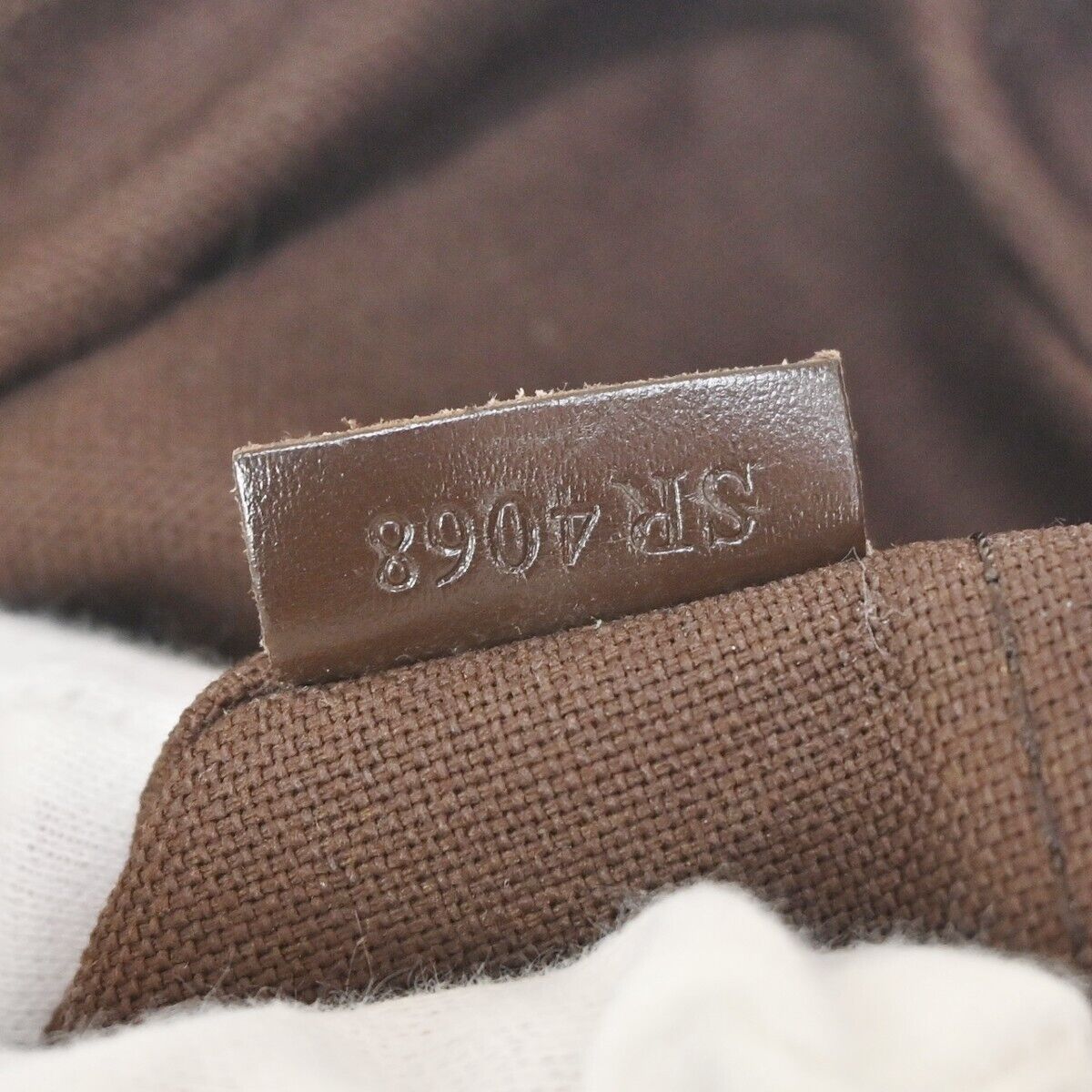Louis Vuitton Naviglio Brown Canvas Backpack Bag (Pre-Owned)