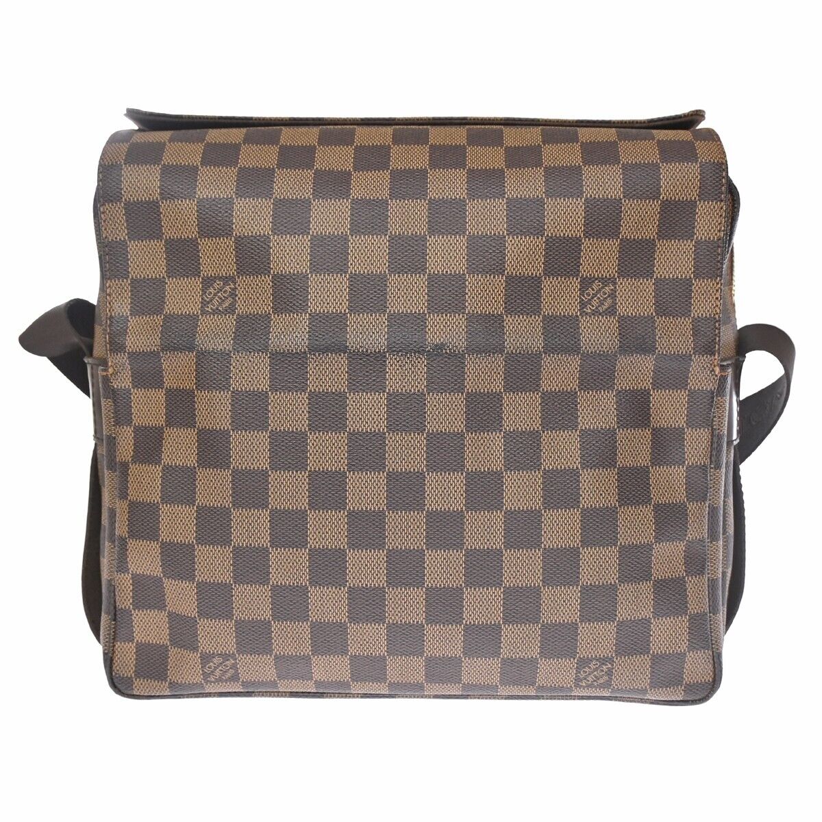 Louis Vuitton Naviglio Brown Canvas Backpack Bag (Pre-Owned)