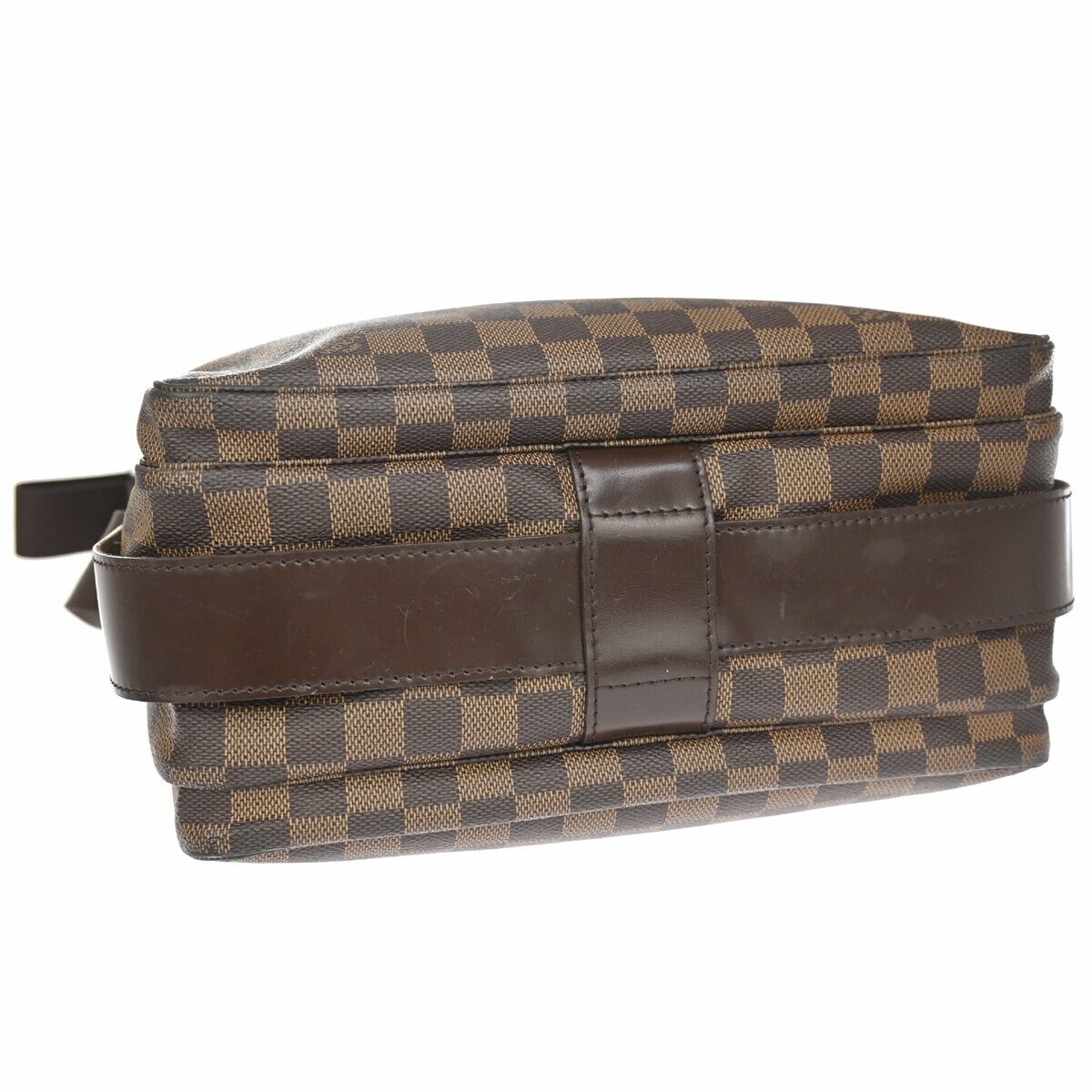 Louis Vuitton Naviglio Brown Canvas Backpack Bag (Pre-Owned)