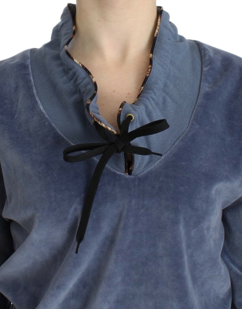 Cavalli Elegant Mock Sweater with Rhinestone Women's Detail