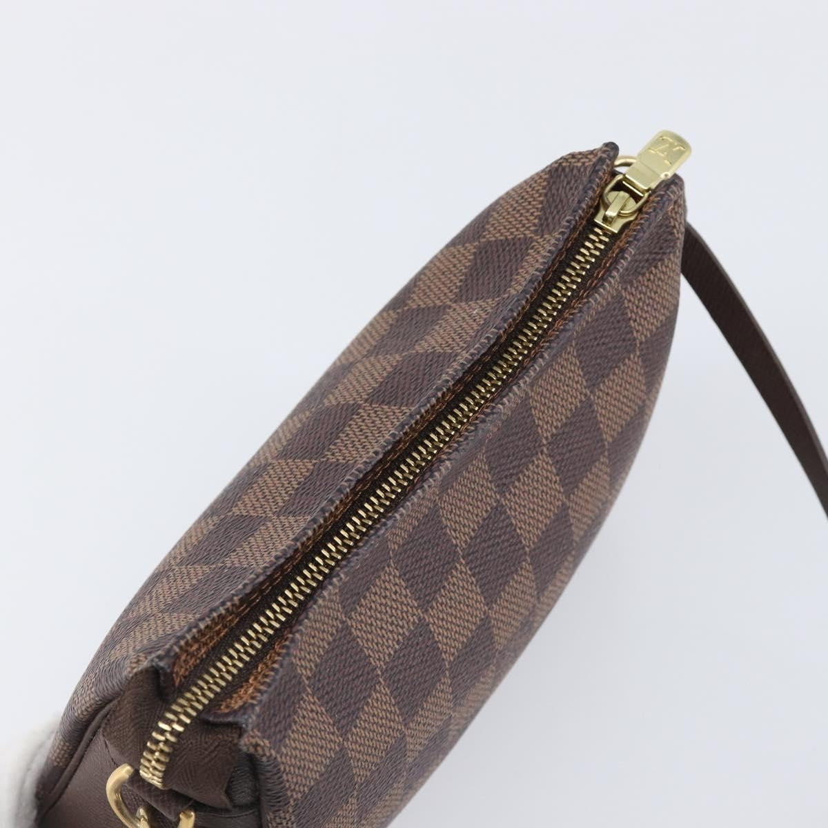 Louis Vuitton Trousse Make Up Damier Brown Canvas Clutche & Pouche Bag (Pre-Owned)