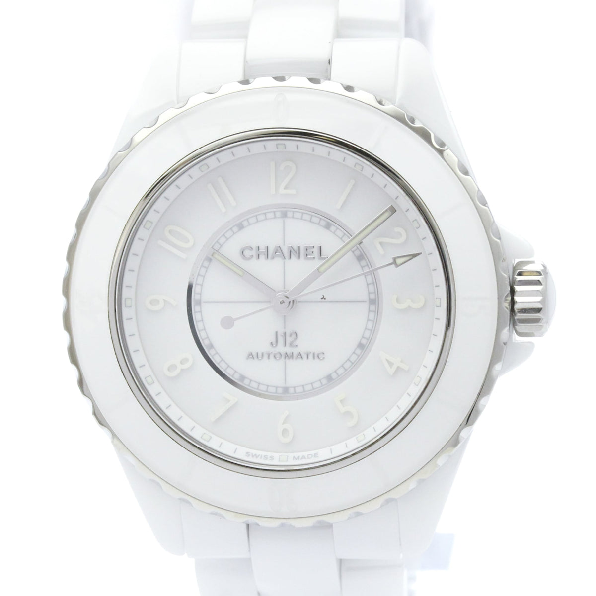 Chanel J12 Automatic Ceramic And Stainless Steel Watch (Pre-Owned)