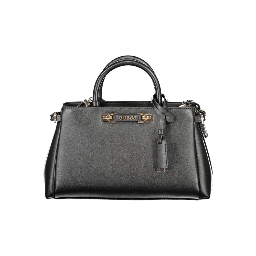 Guess Jeans Nero Poliuretano Women Women's Handbag
