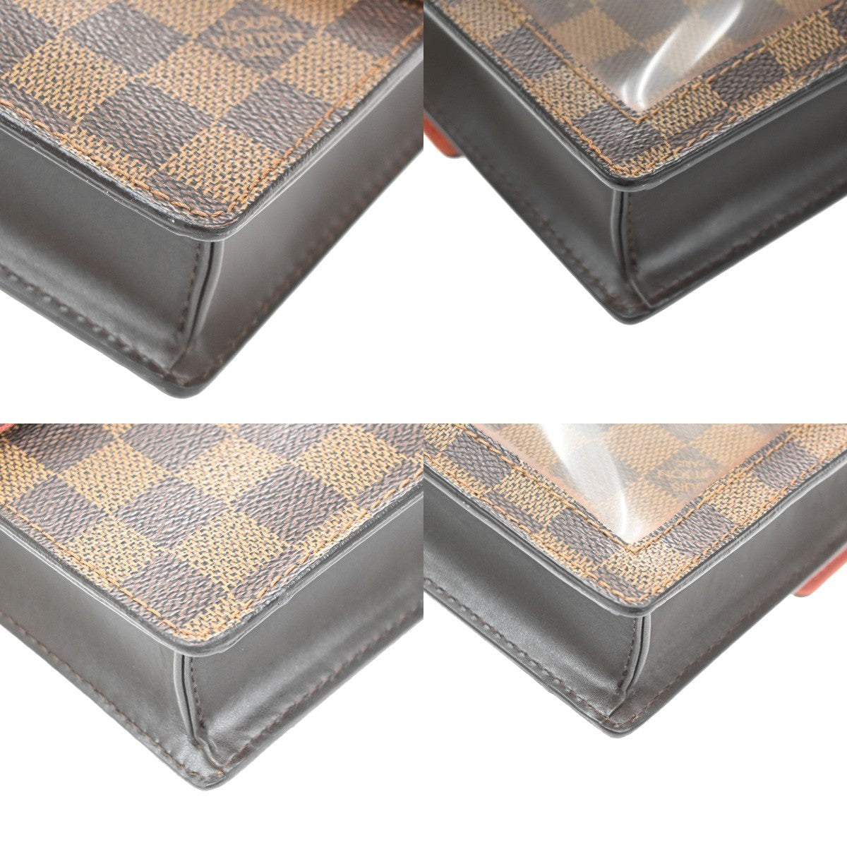 Louis Vuitton Portobello Messenger Damier Ebene Brown Canvas Shoulder Bag Bag (Pre-Owned)