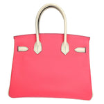 Hermès Birkin 30 Pink Leather Handbag (Pre-Owned)