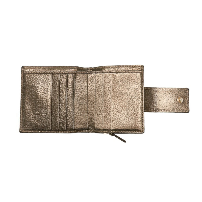 Gucci Abbey Beige Canvas Wallet  (Pre-Owned)