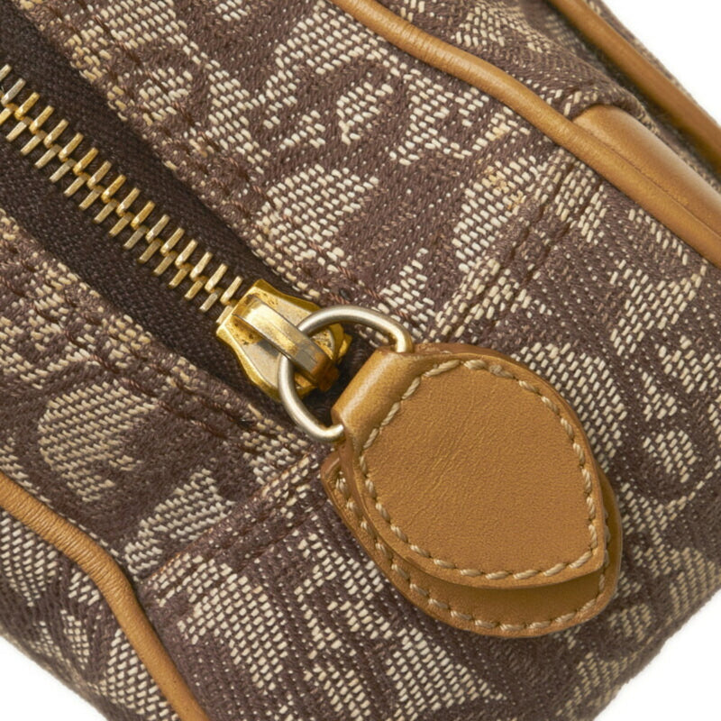 Dior Double Saddle Beige Canvas Handbag (Pre-Owned)