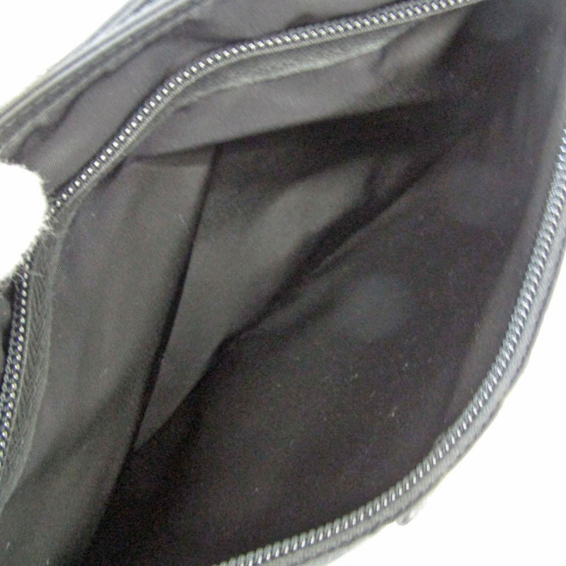 Prada Vela Black Synthetic Shoulder Bag (Pre-Owned)