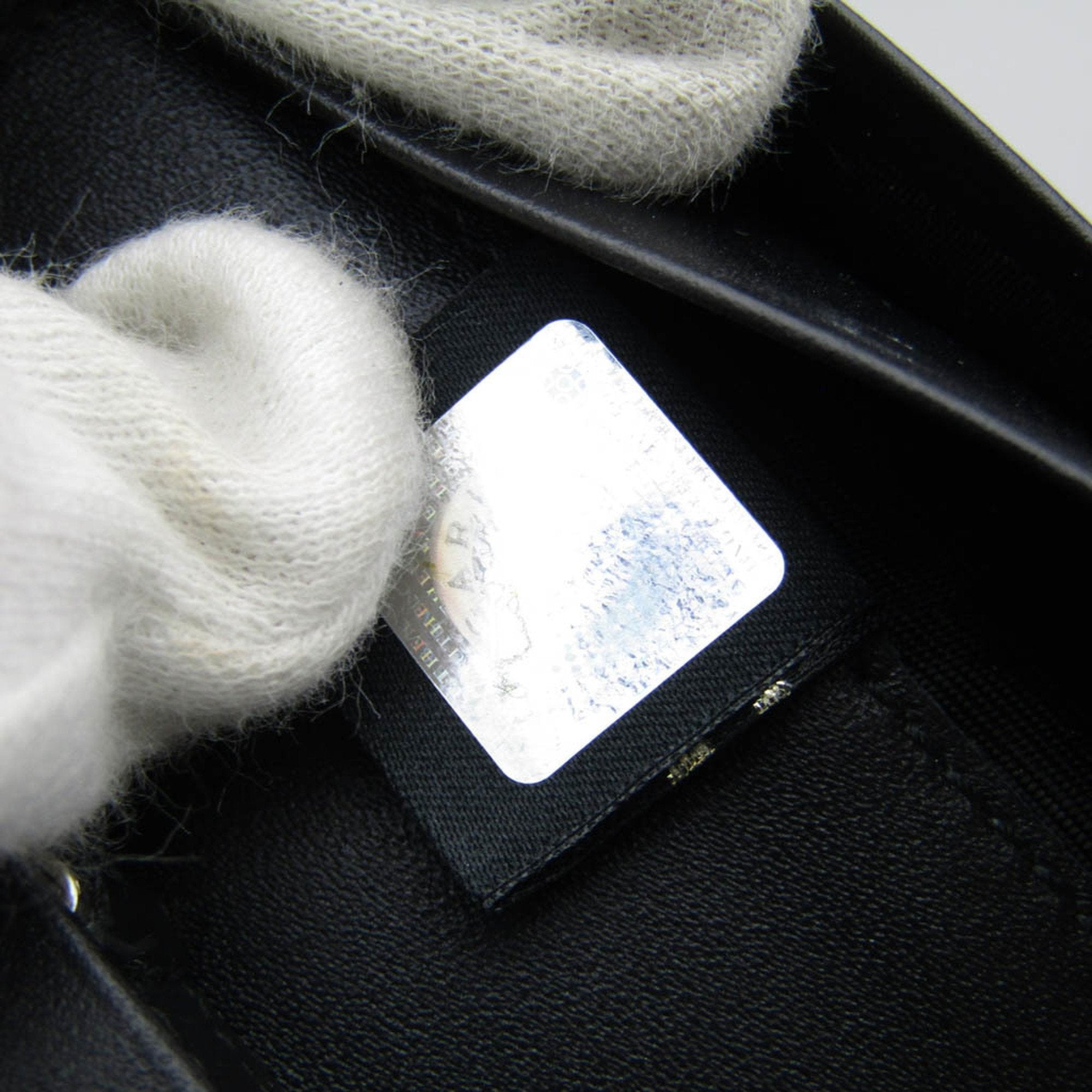 Bulgari Grey Canvas Wallet  (Pre-Owned)