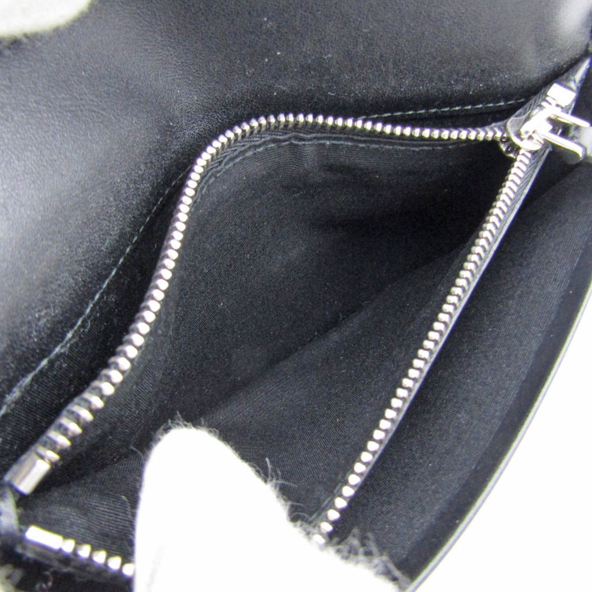 Bulgari Grey Canvas Wallet  (Pre-Owned)