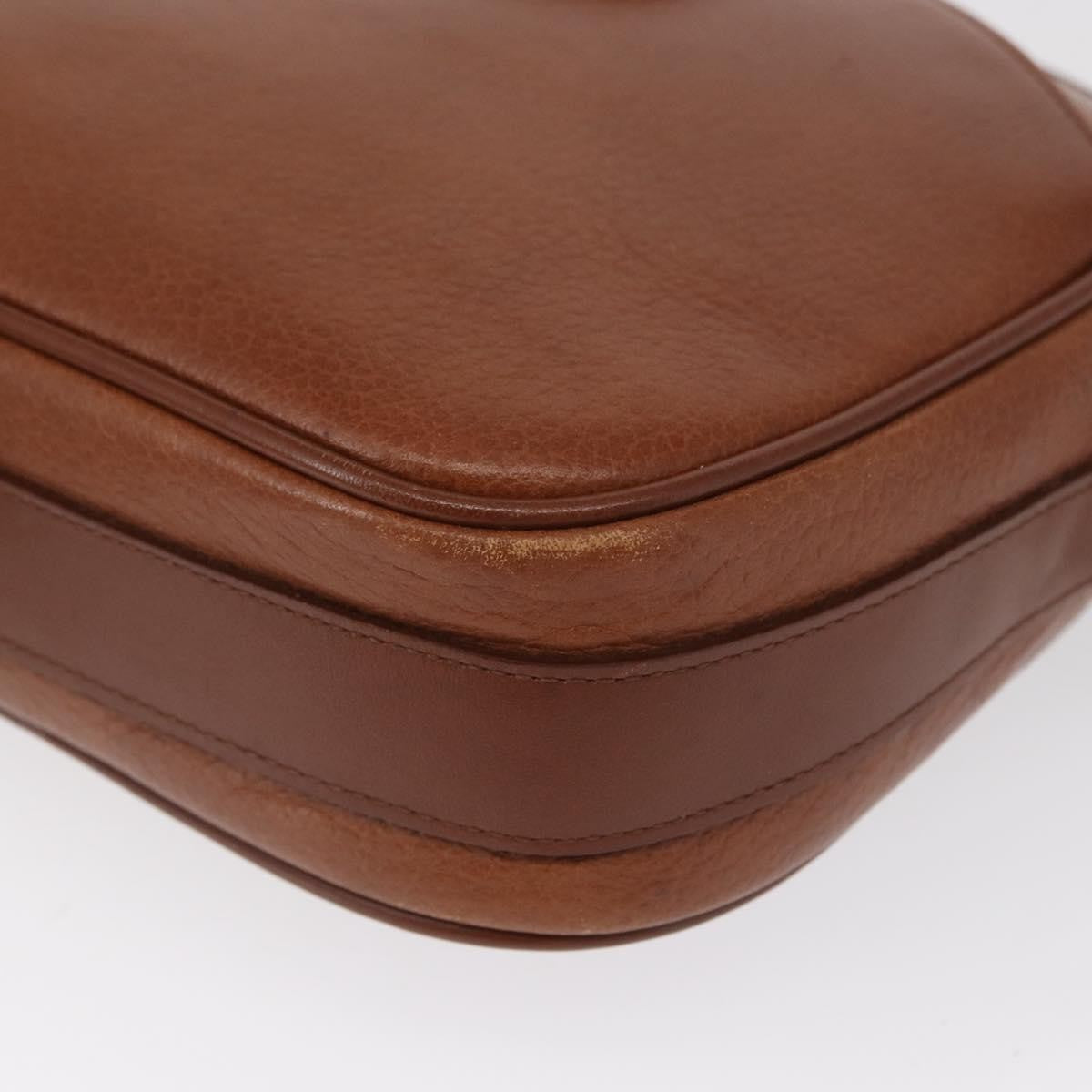 Burberry Vintage Leather Brown Leather Shoulder Bag Bag (Pre-Owned)