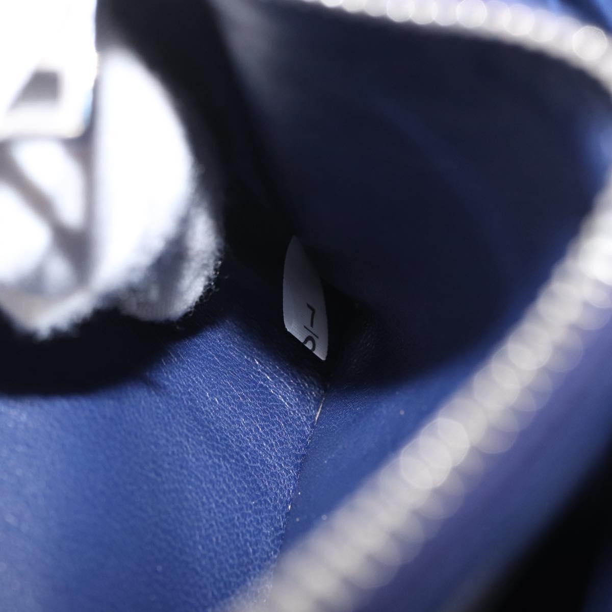 Prada Gaufre Flap Nappa Leather Blue Leather Shoulder Bag Bag (Pre-Owned)