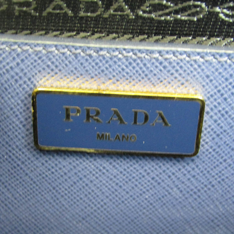 Prada Promenade Navy Leather Handbag (Pre-Owned)
