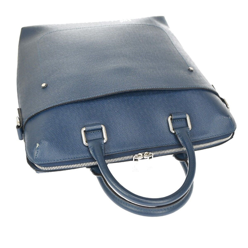 Louis Vuitton Grigori Blue Leather Briefcase Bag (Pre-Owned)