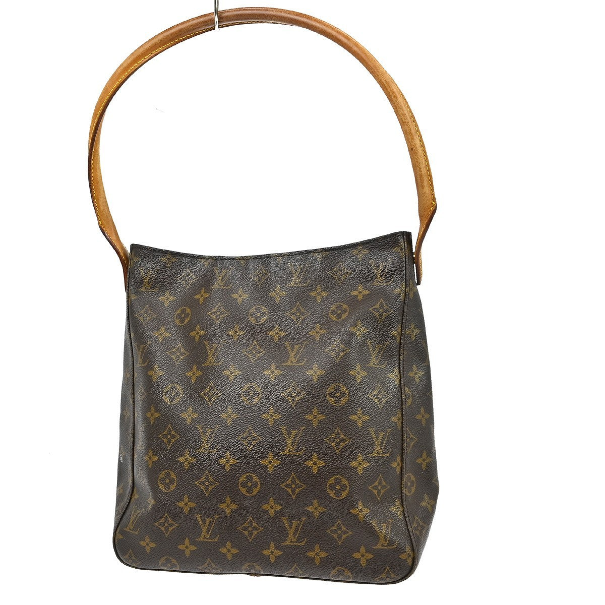 Louis Vuitton Looping Monogram Canvas Brown Canvas Handbag (Pre-Owned)