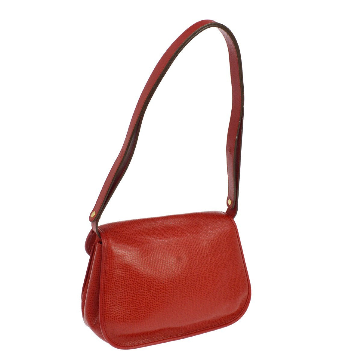 Christian Dior Shoulder Leather Red Leather Shoulder Bag Bag (Pre-Owned)