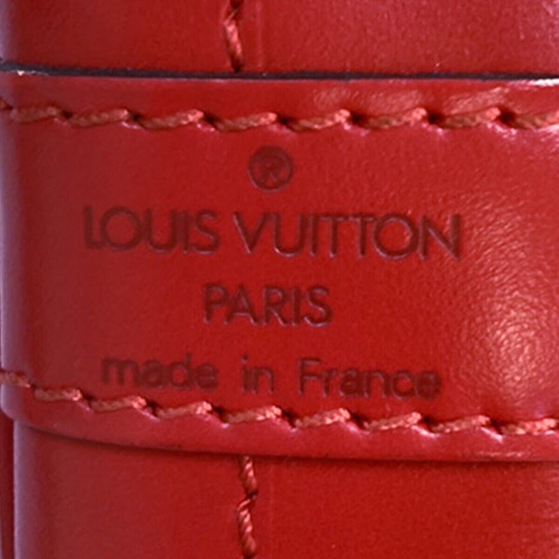 Louis Vuitton Noé Red Leather Shoulder Bag (Pre-Owned)