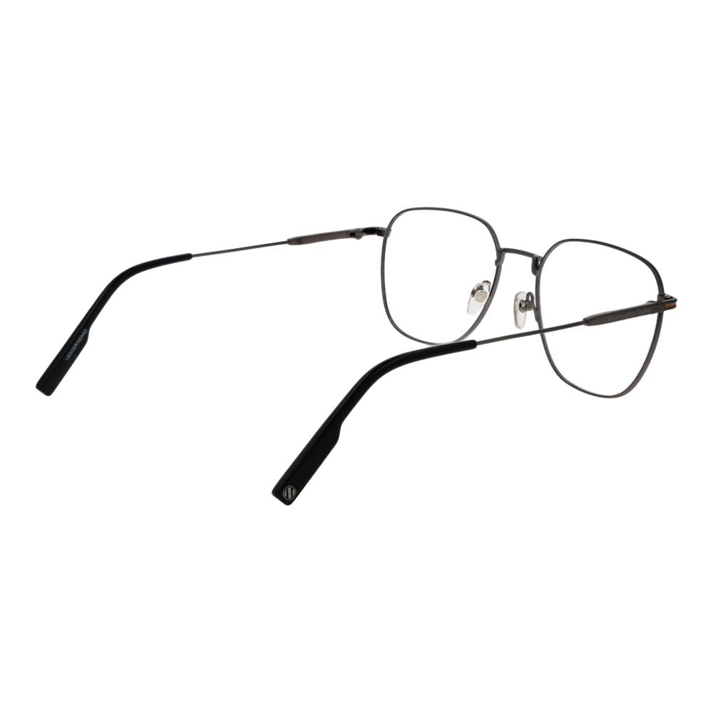 Ermenegildo Zegna Gray Titanium Glasses Men's (Frames)
