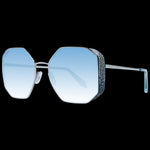 Atelier Swarovski Elegant Silver Trapezium Women's Sunglasses