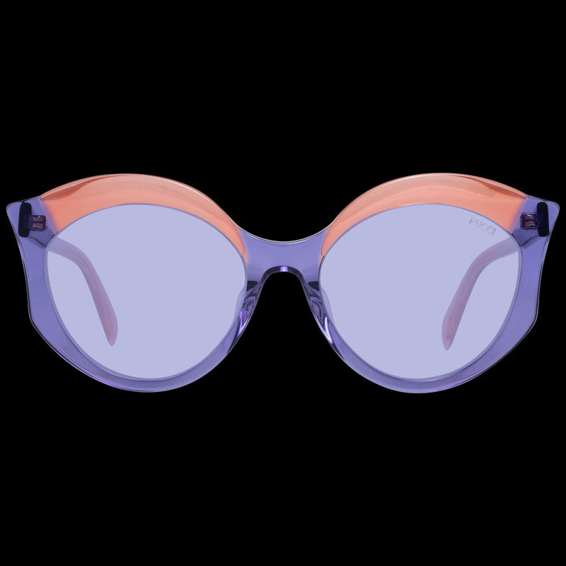 Emilio Pucci Elegant Purple Butterfly Women's Sunglasses