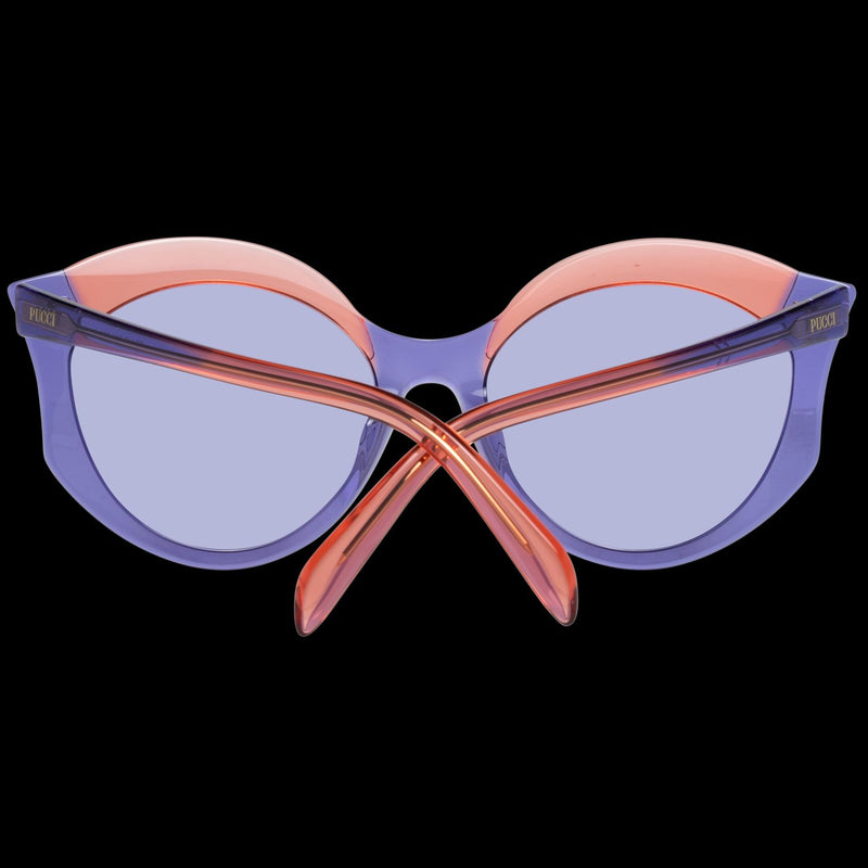 Emilio Pucci Elegant Purple Butterfly Women's Sunglasses