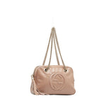 Gucci Soho Pink Leather Shoulder Bag (Pre-Owned)