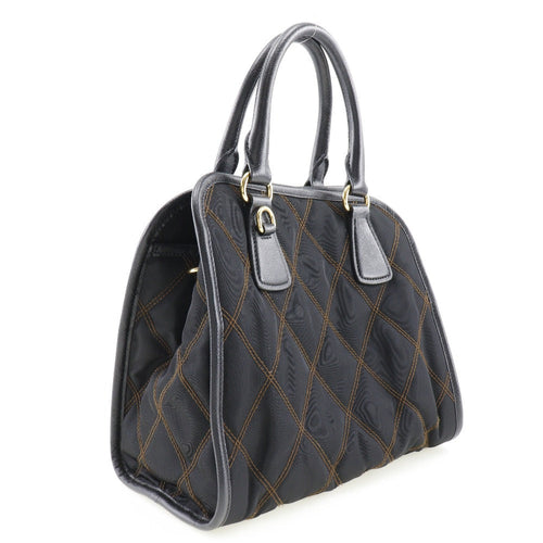 Prada Saffiano Black Synthetic Handbag (Pre-Owned)