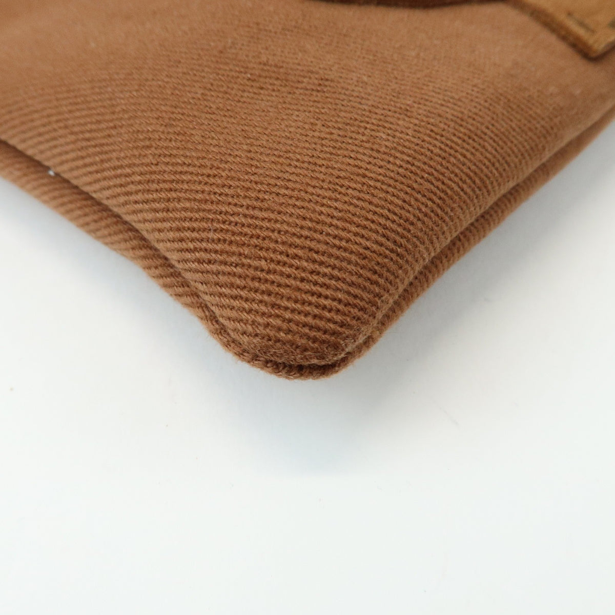 Saint Laurent Kahara Cassandra Canvas Brown Canvas Shoulder Bag Bag (Pre-Owned)