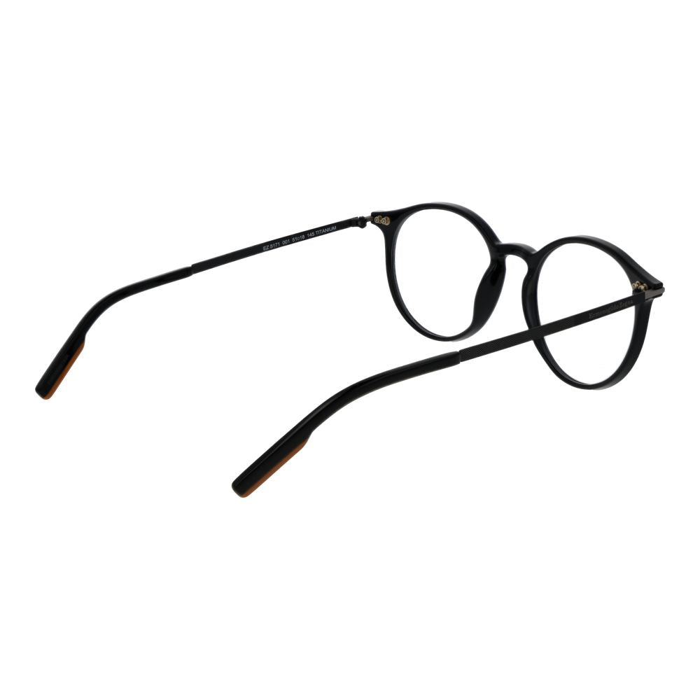 Ermenegildo Zegna Black Plastic Glasses  (Frames)