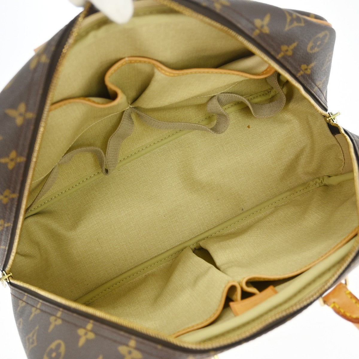 Louis Vuitton Deauville Monogram Canvas Brown Canvas Handbag (Pre-Owned)