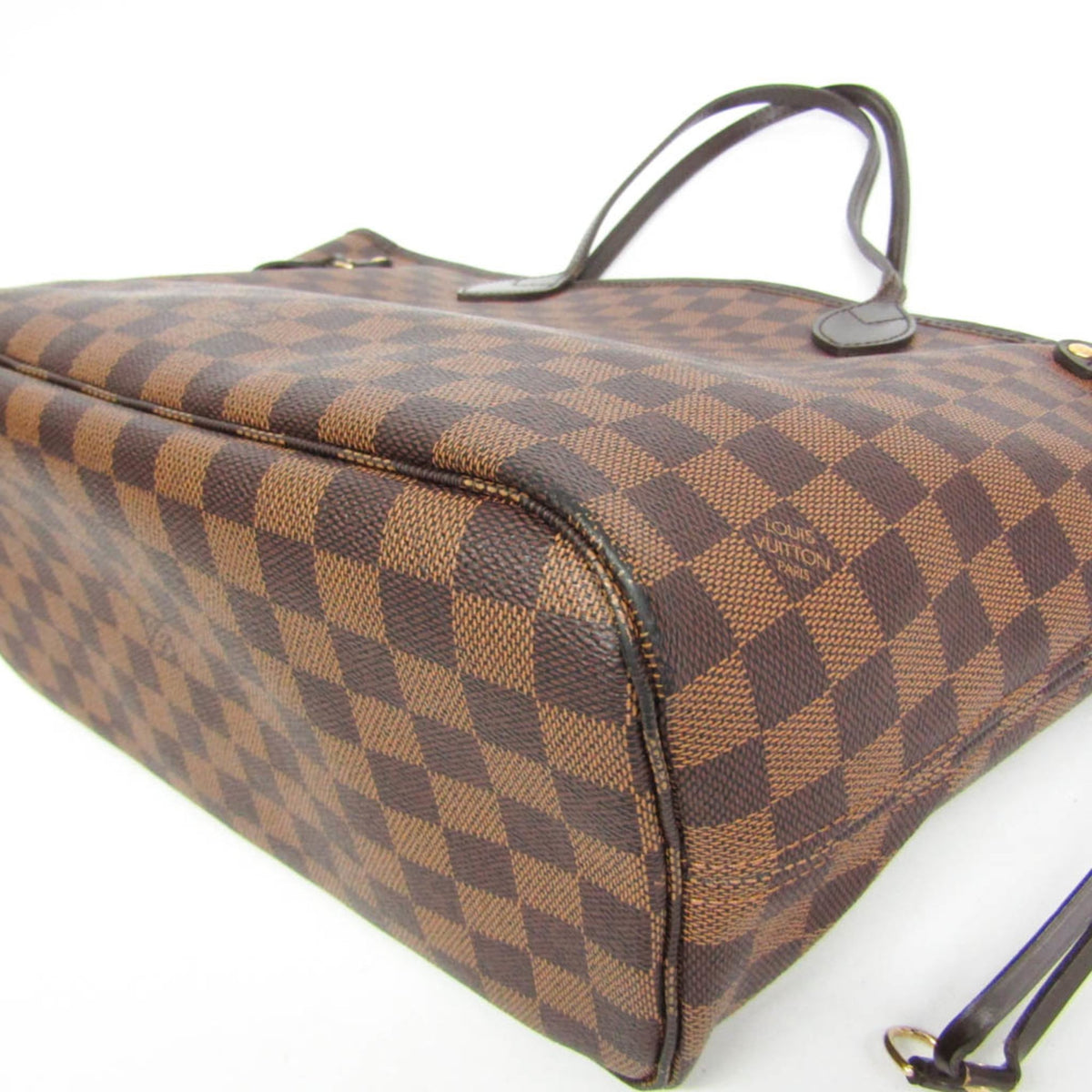 Louis Vuitton Neverfull Damier Brown Canvas Tote Bag Bag (Pre-Owned)
