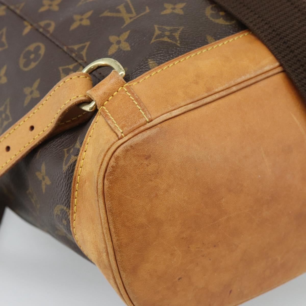 Louis Vuitton Vintage Montsouris Monogram Canvas Brown Canvas Backpack Bag (Pre-Owned)