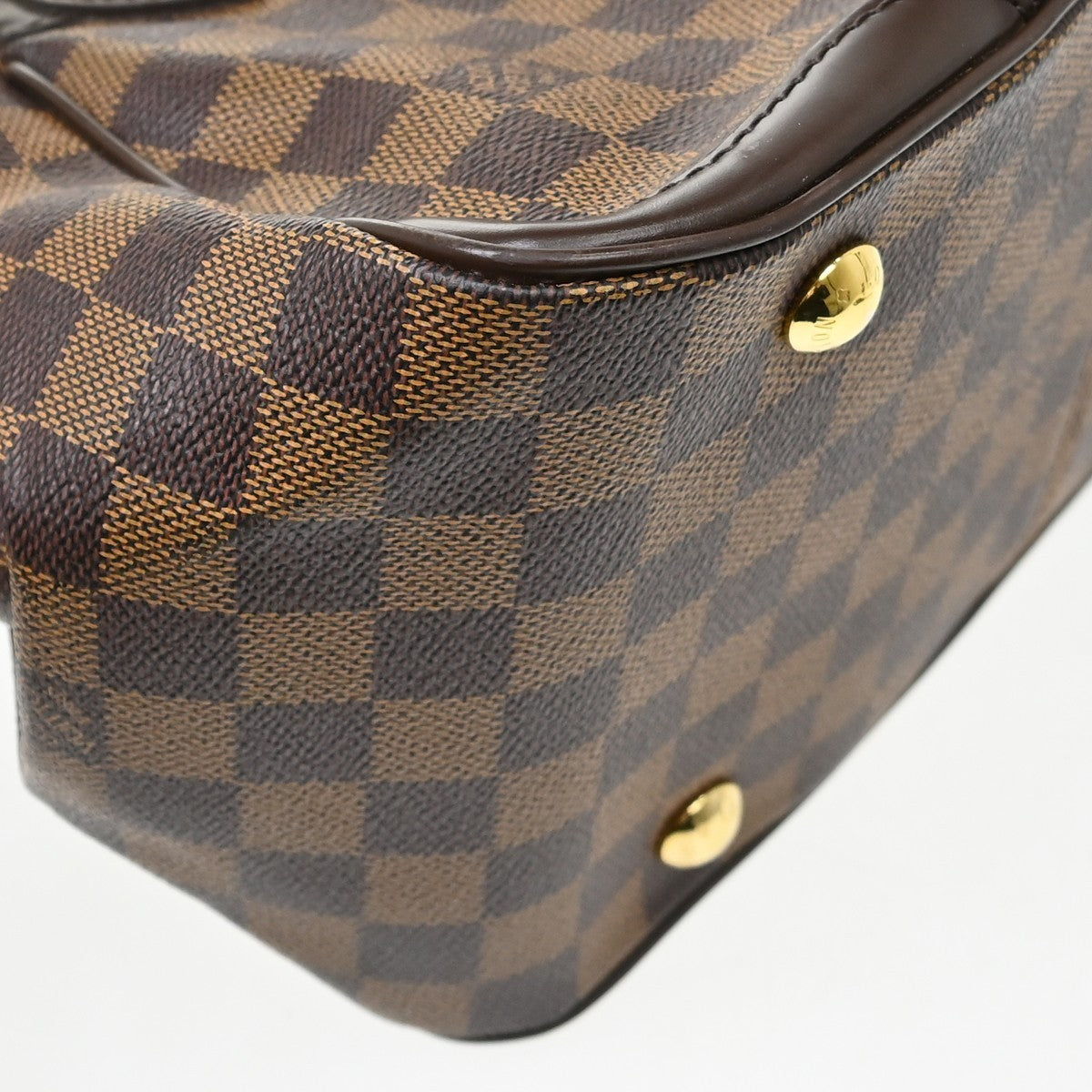Louis Vuitton Verona Damier Ebene Brown Canvas Tote Bag Bag (Pre-Owned)