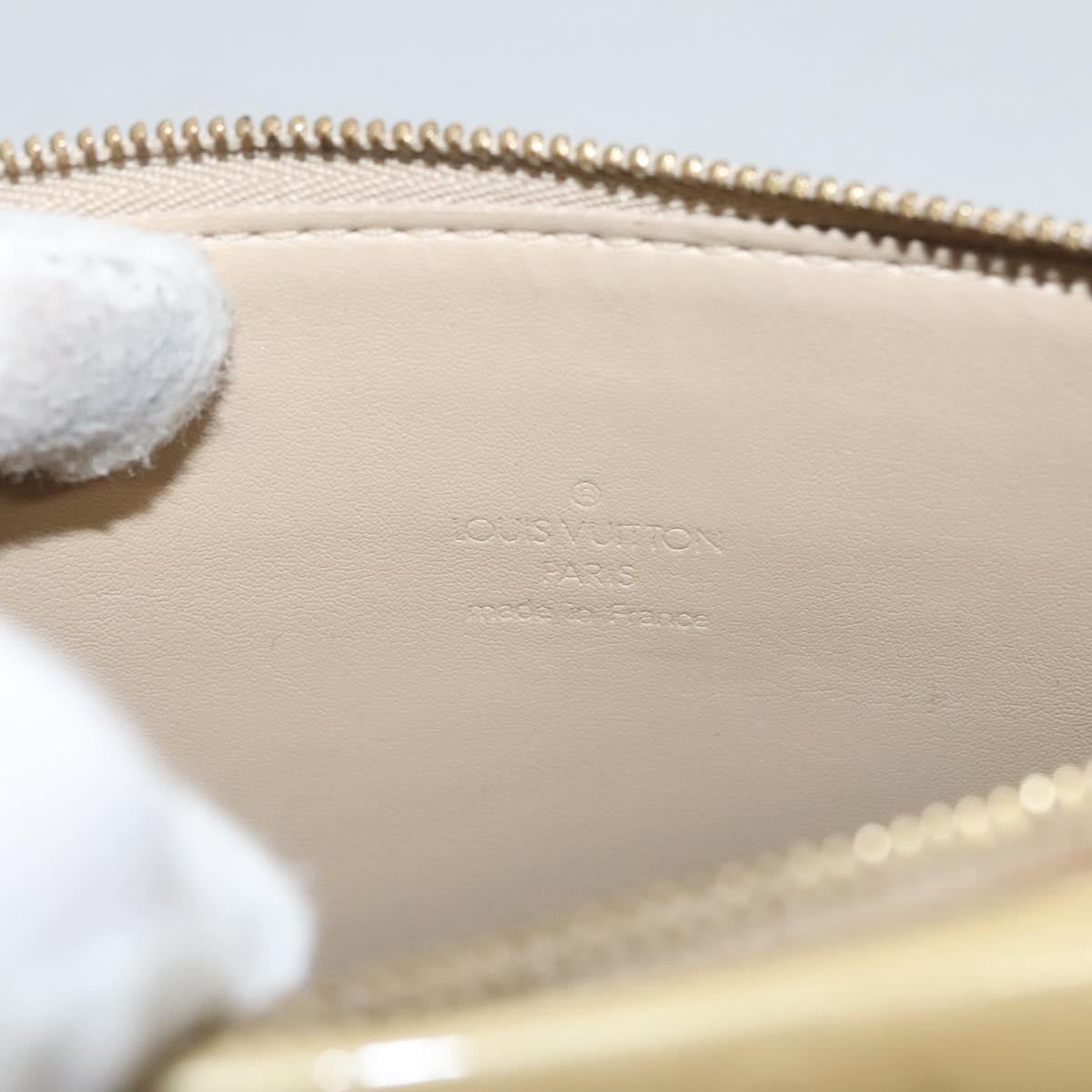 Louis Vuitton Mott Monogram Vernis Beige Patent_Leather Clutche & Pouche Bag (Pre-Owned)