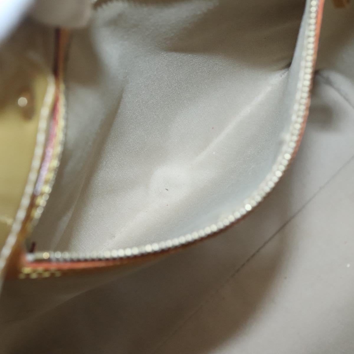 Louis Vuitton Reade Monogram Vernis Beige Patent_Leather Handbag (Pre-Owned)