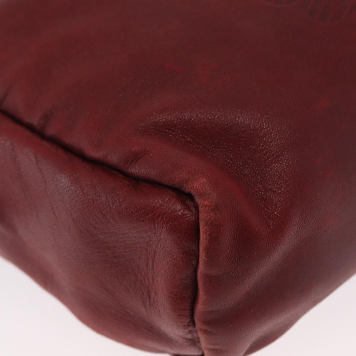 Loewe Vintage Leather Red Leather Shoulder Bag Bag (Pre-Owned)