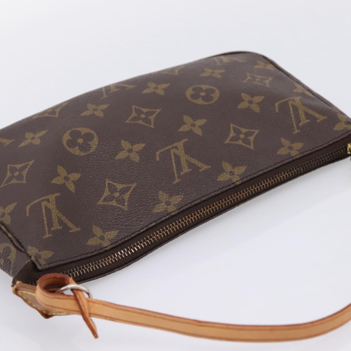 Louis Vuitton Pochette Accessoires Nm Monogram Canvas Brown Canvas Clutche & Pouche Bag (Pre-Owned)