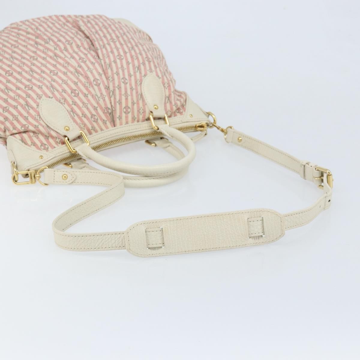 Louis Vuitton Marina Mini Lin Croisette Pink Canvas Handbag (Pre-Owned)