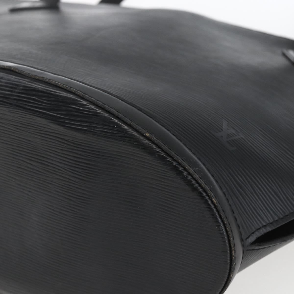 Louis Vuitton Saint Jacques Epi Leather Black Leather Handbag (Pre-Owned)