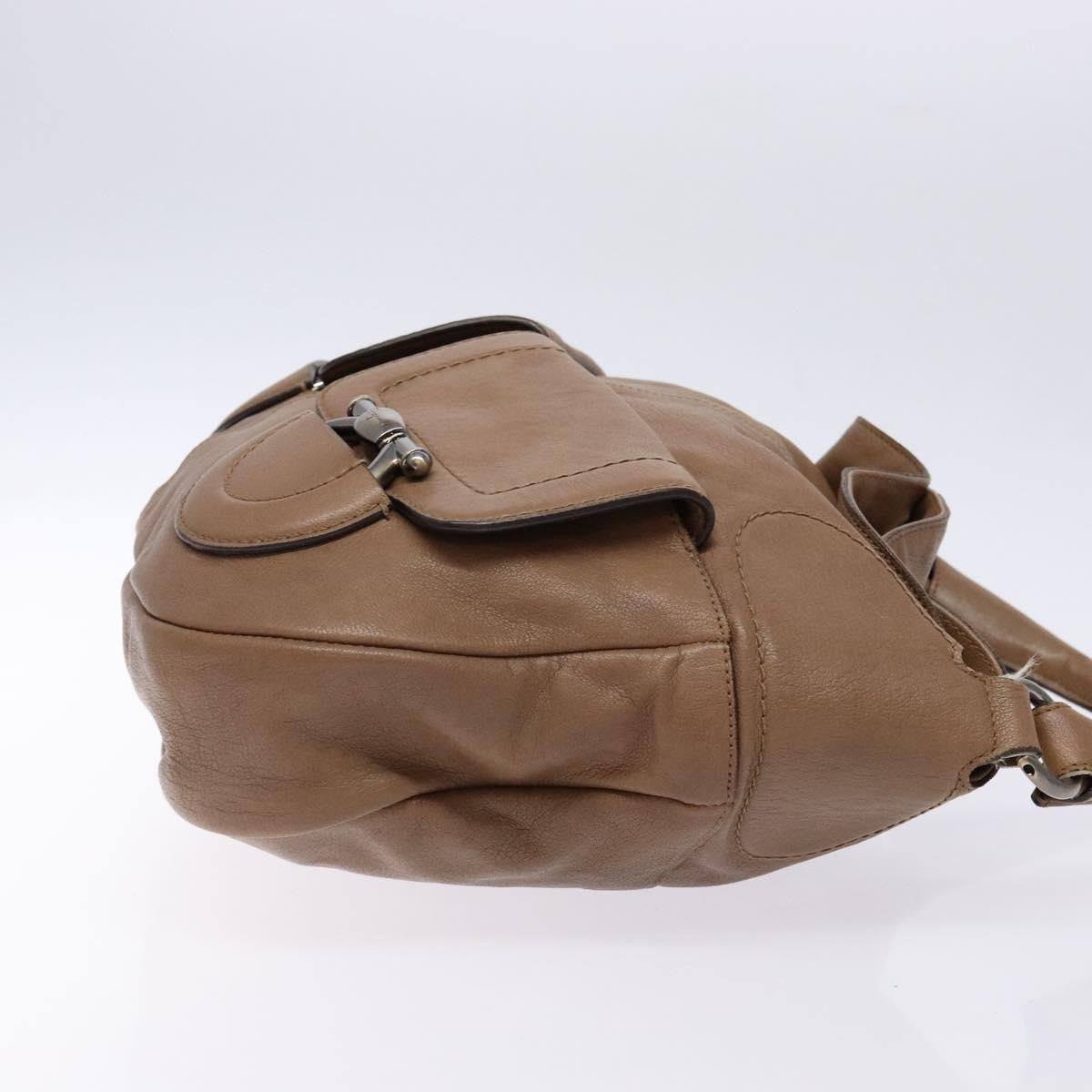 Salvatore Ferragamo Vintage Leather Brown Leather Handbag (Pre-Owned)