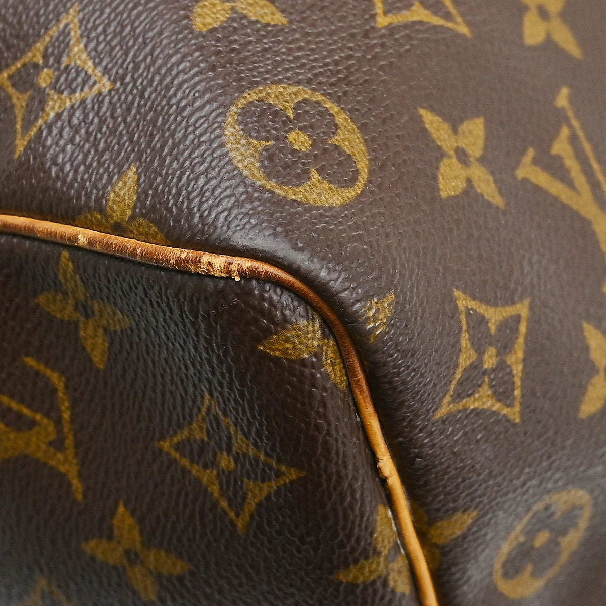 Louis Vuitton Keepall Monogram Brown Canvas Travel Bag Bag (Pre-Owned)